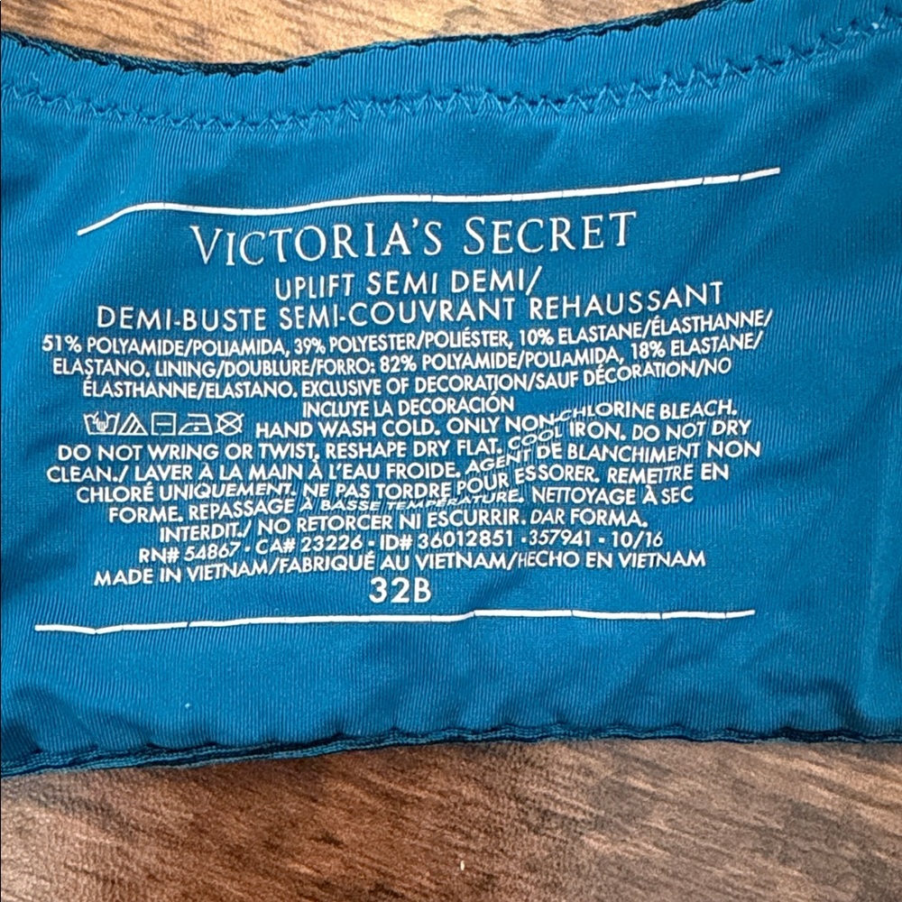 Victoria's Secret Blue Heathered T-Shirt Bra - Picture 5 of 5